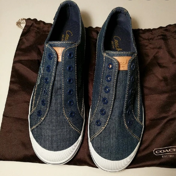 coach keeley denim sneaker